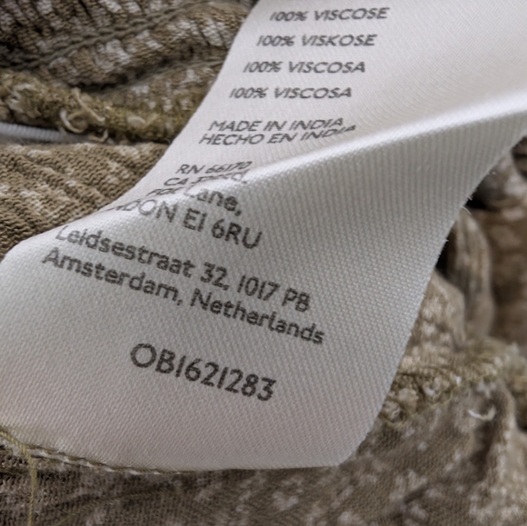 FREE PEOPLE Brittnee Printed Top / Tropical Nut - Picture 13 of 13